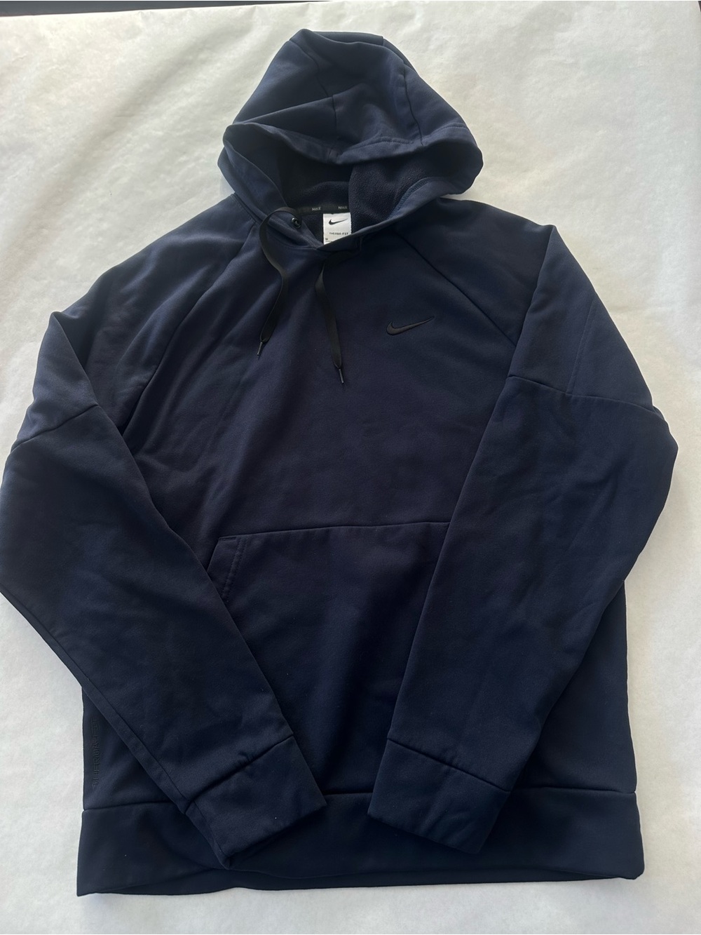 Nike Therma-FIT Men's Pullover Fleece Hoodie Navy size Medium